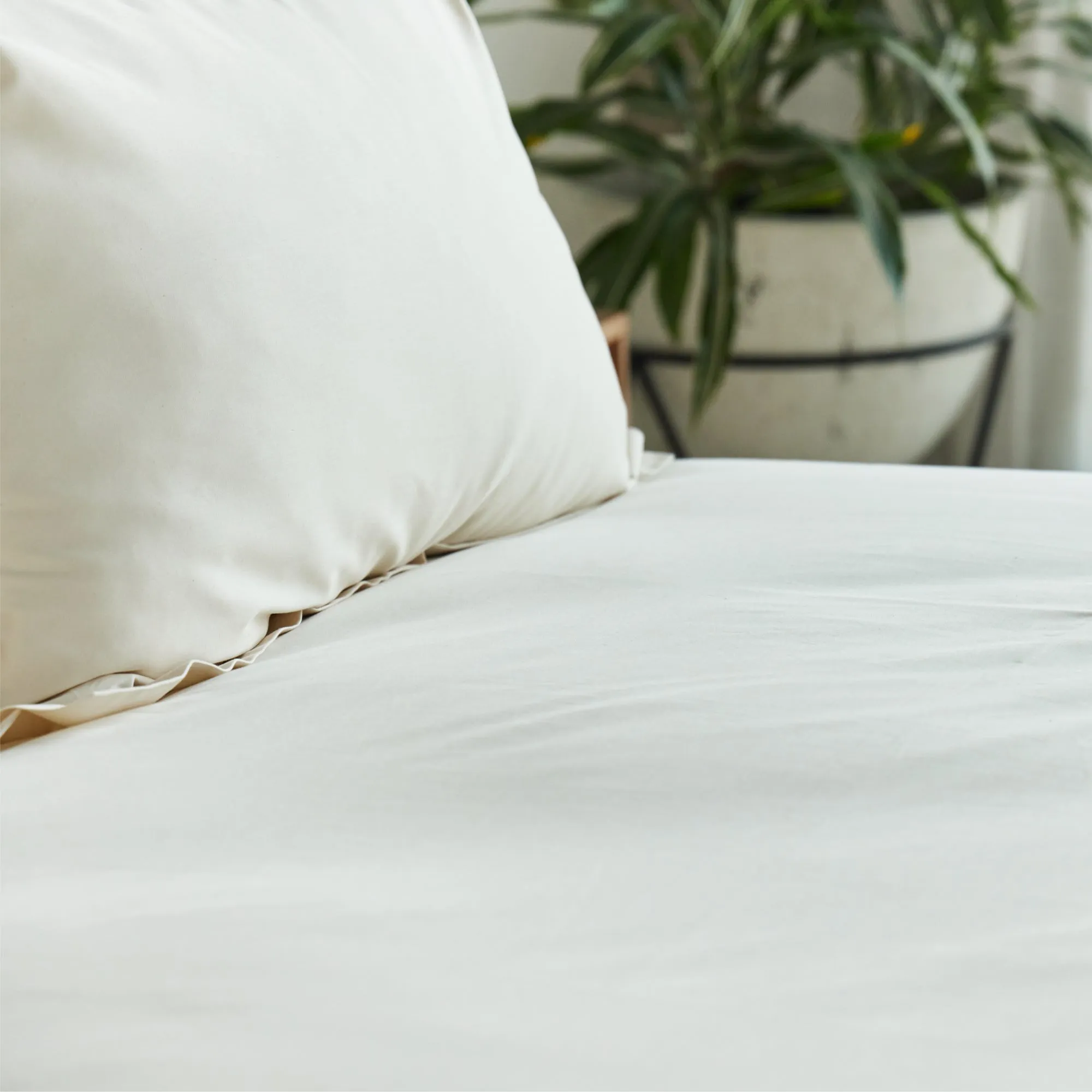 Percale Organic Duvet Cover