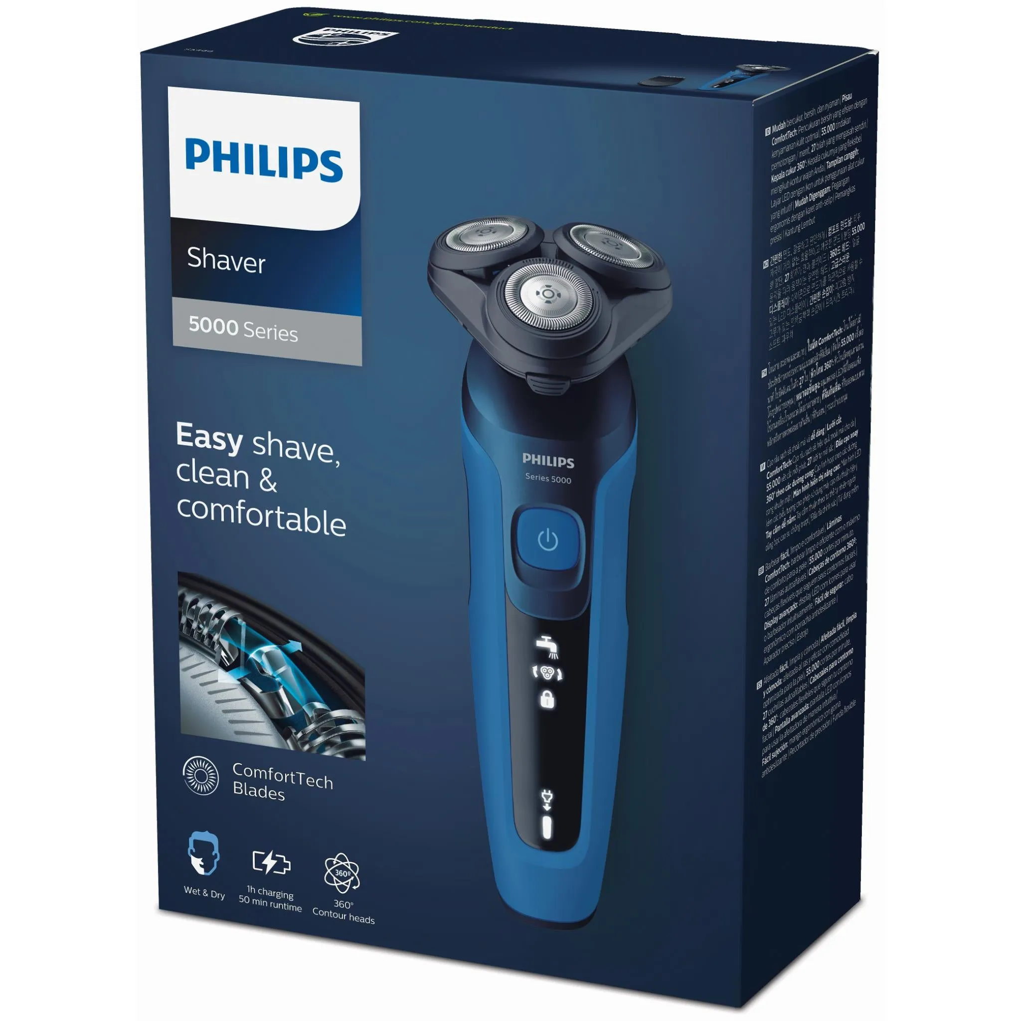 Philips Shaver Series 5000 with Precision Trimmer Attachment