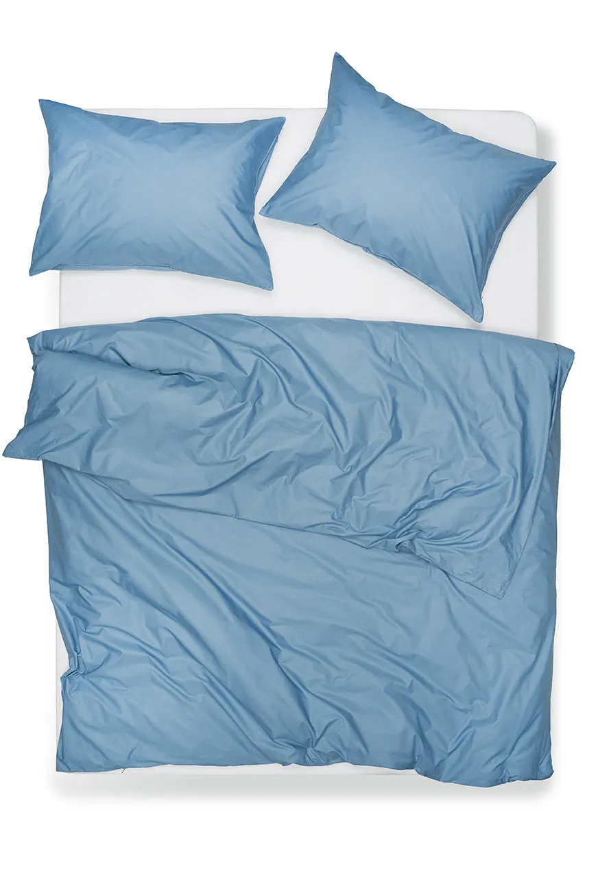 Pima Cotton Percale Bedding in Blue Color