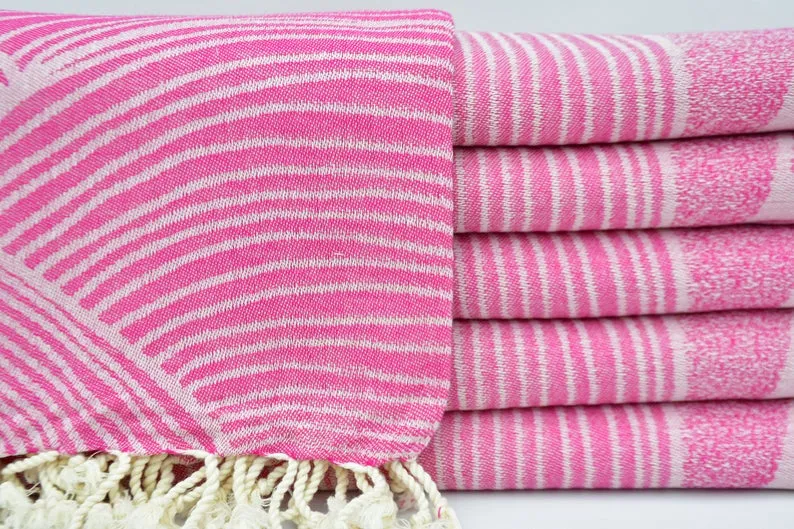 Pink Sunrise 100% Cotton Towel