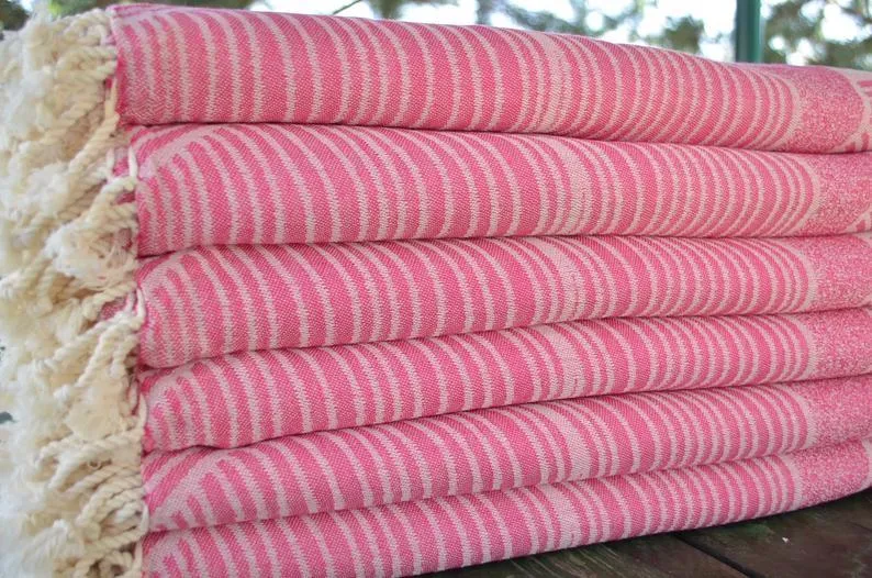 Pink Sunrise 100% Cotton Towel