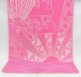 Pink Sunrise 100% Cotton Towel