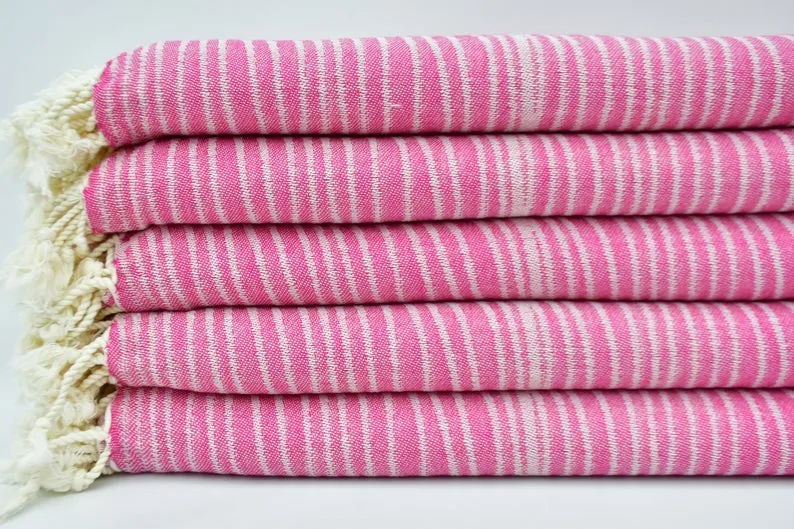 Pink Sunrise 100% Cotton Towel