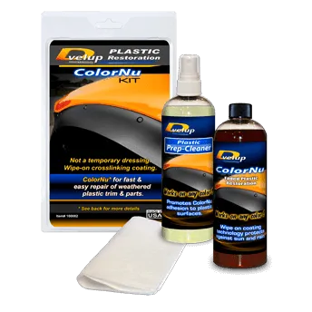 Plastic & Trim Restoration Coating Plus Prep Cleaner Kit Color Nu