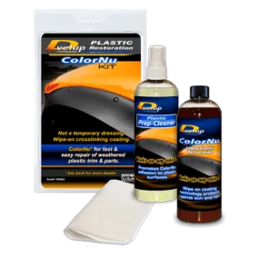 Plastic & Trim Restoration Coating Plus Prep Cleaner Kit Color Nu