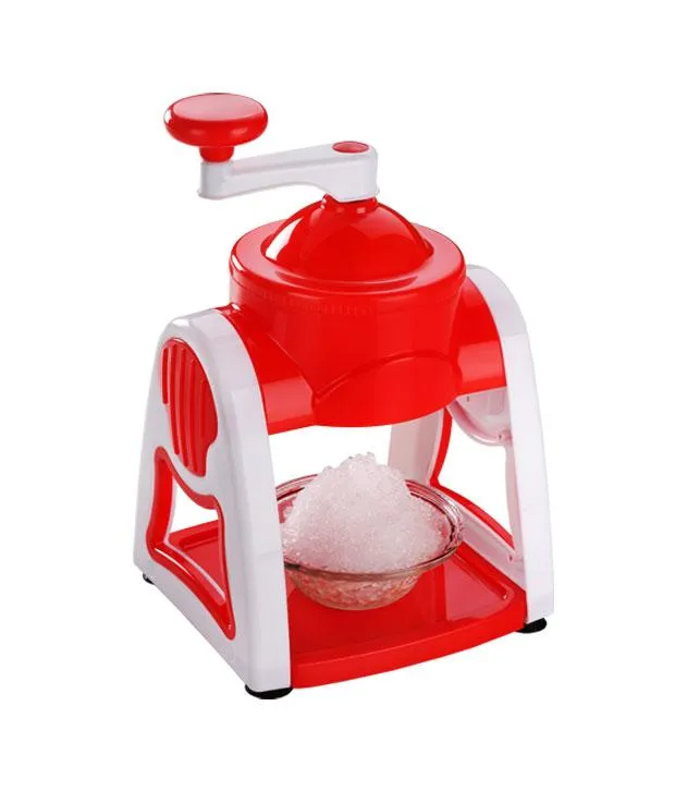 Plastic Manual Gola Maker with Slush Maker and Ice Crusher Manual Ice Gola Slush Maker