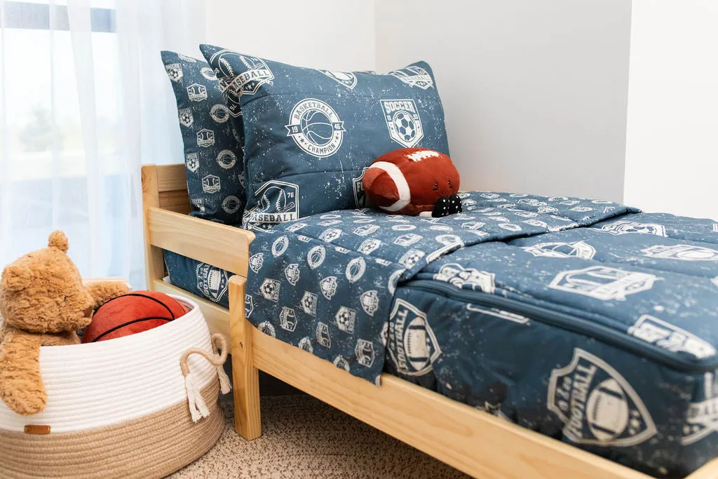 Play Ball Zipper Bedding