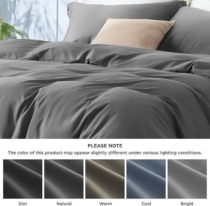 Polyester and Rayon Derived Duvet Cover Set