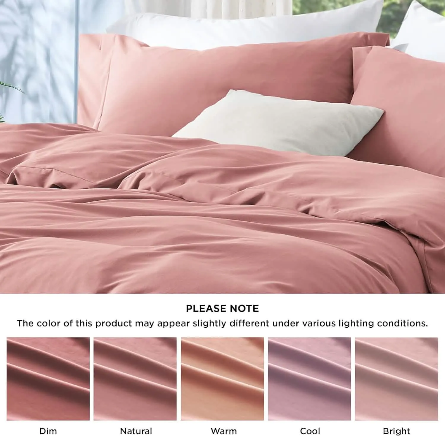 Polyester and Rayon Derived Duvet Cover Set