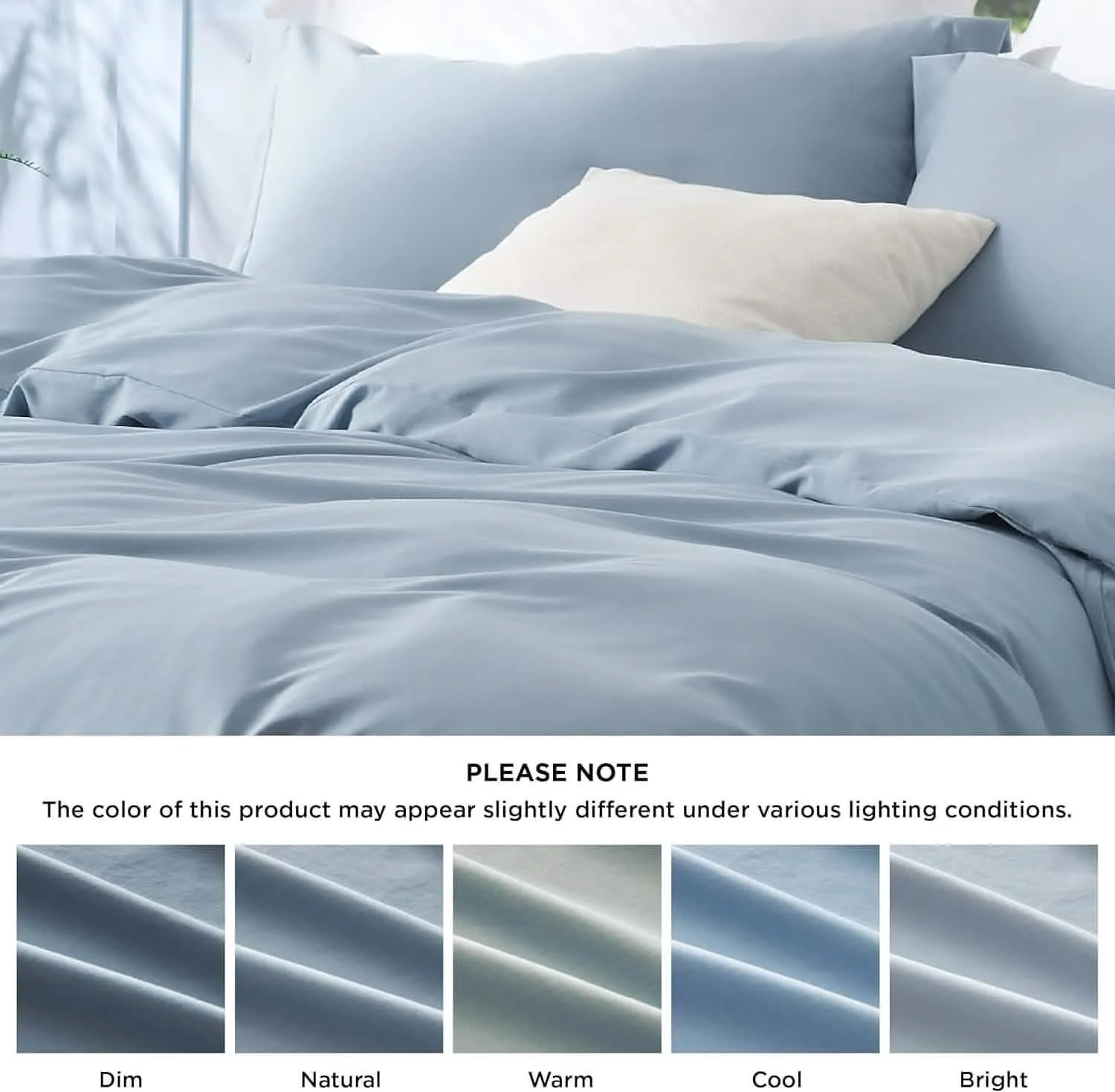 Polyester and Rayon Derived Duvet Cover Set