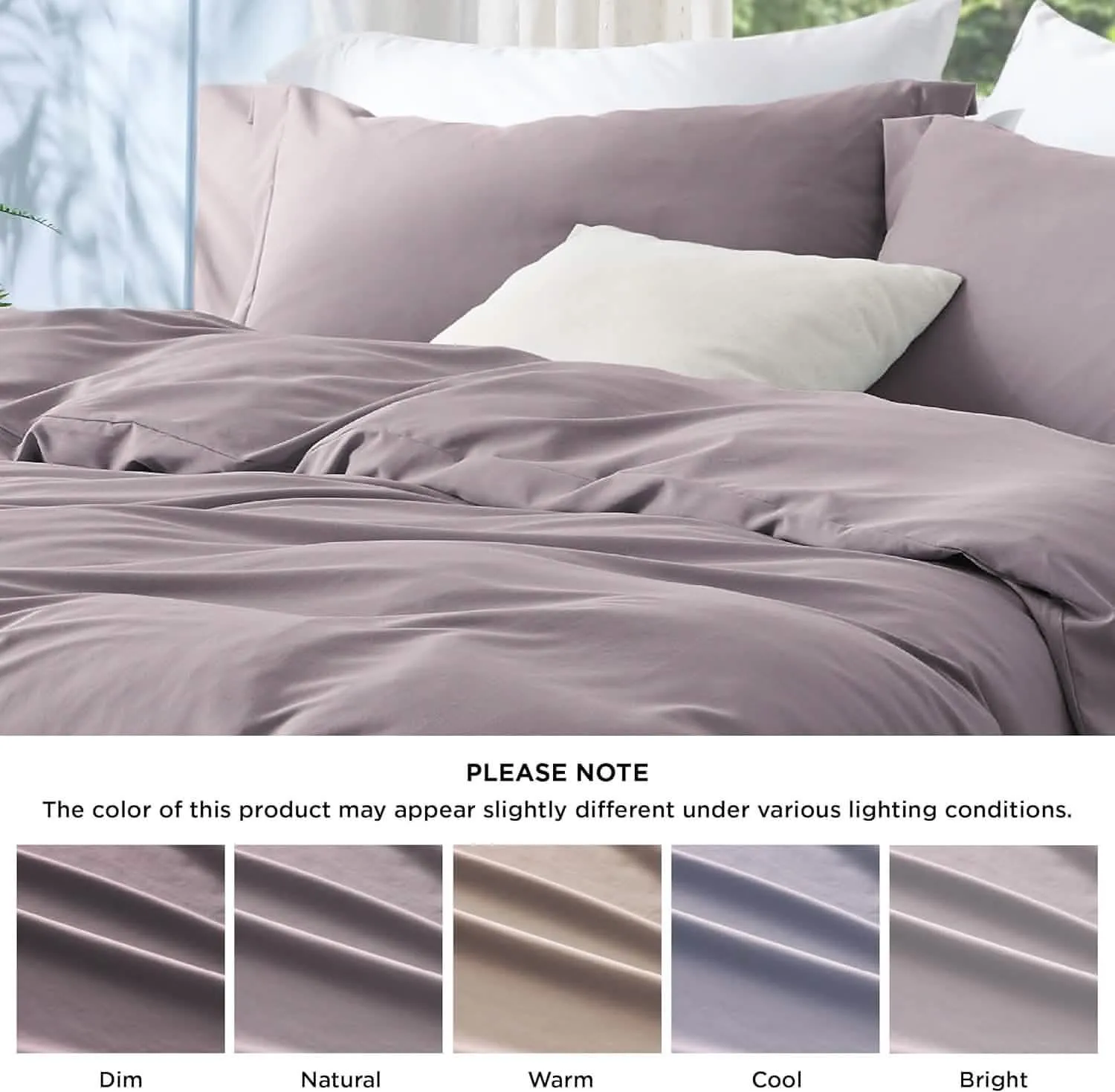 Polyester and Rayon Derived Duvet Cover Set