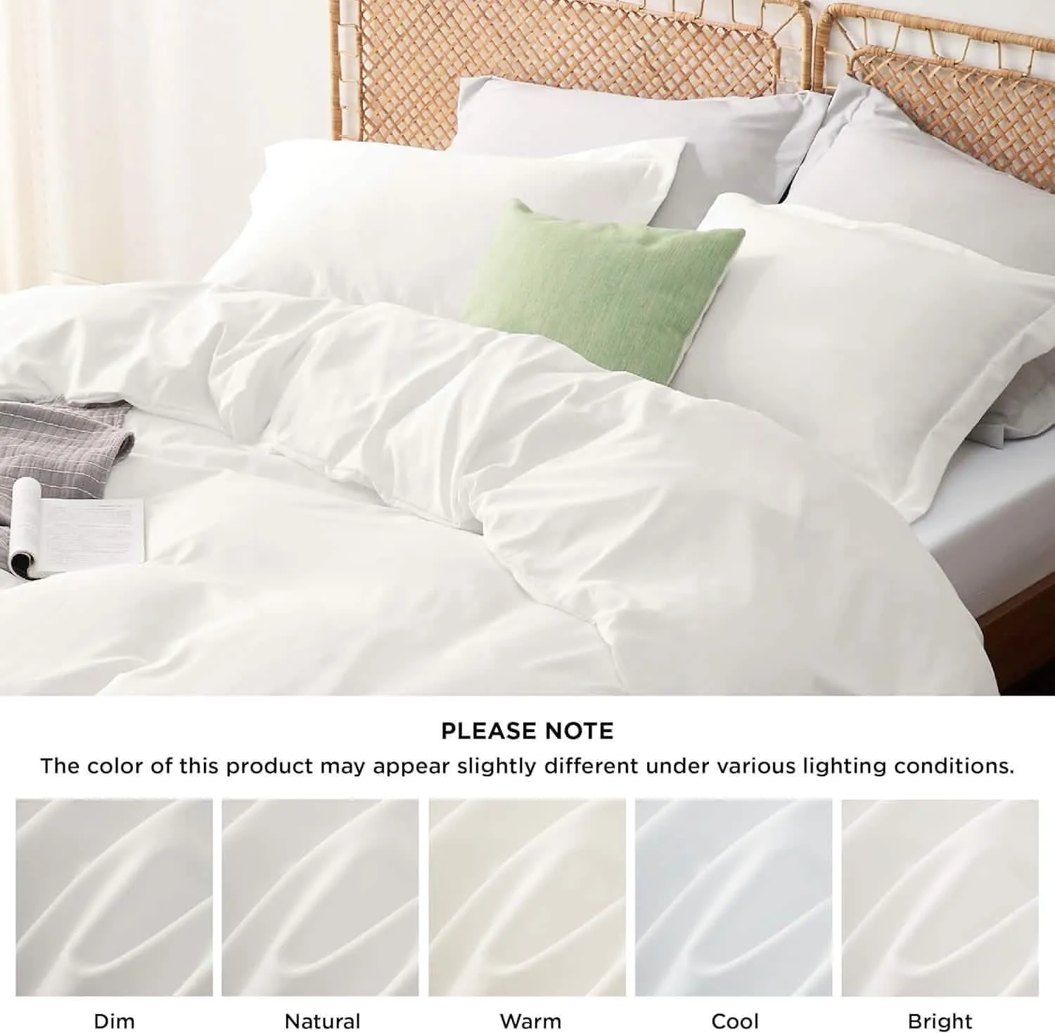 Polyester and Rayon Derived Duvet Cover Set