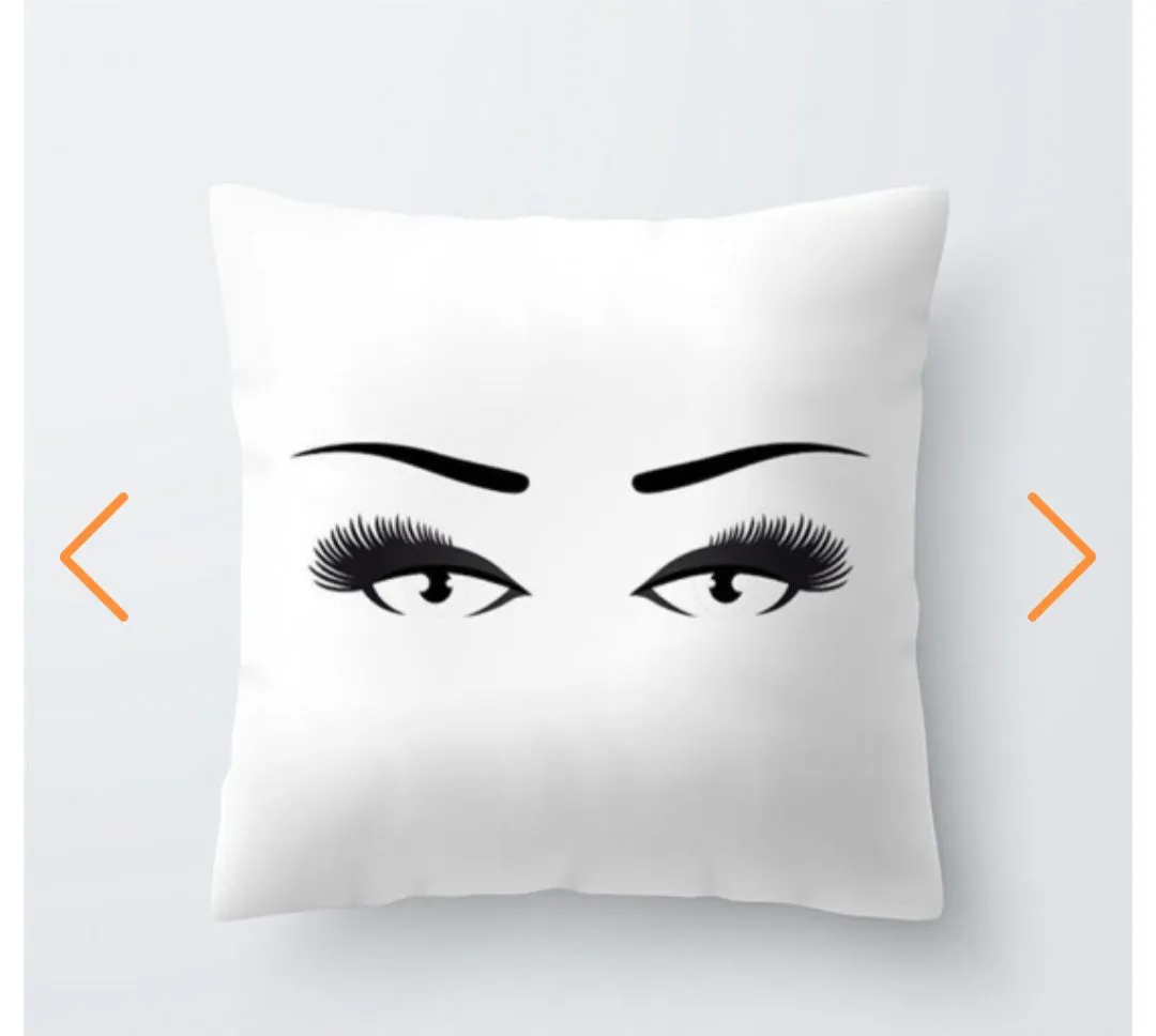 Polyester Pillow Cases Square Eye 45cm x 45cm, 1 Piece