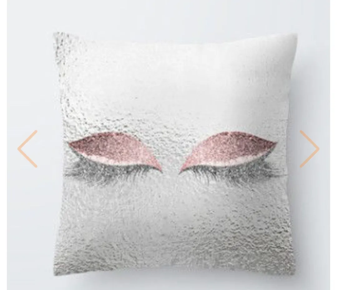 Polyester Pillow Cases Square Eye 45cm x 45cm, 1 Piece