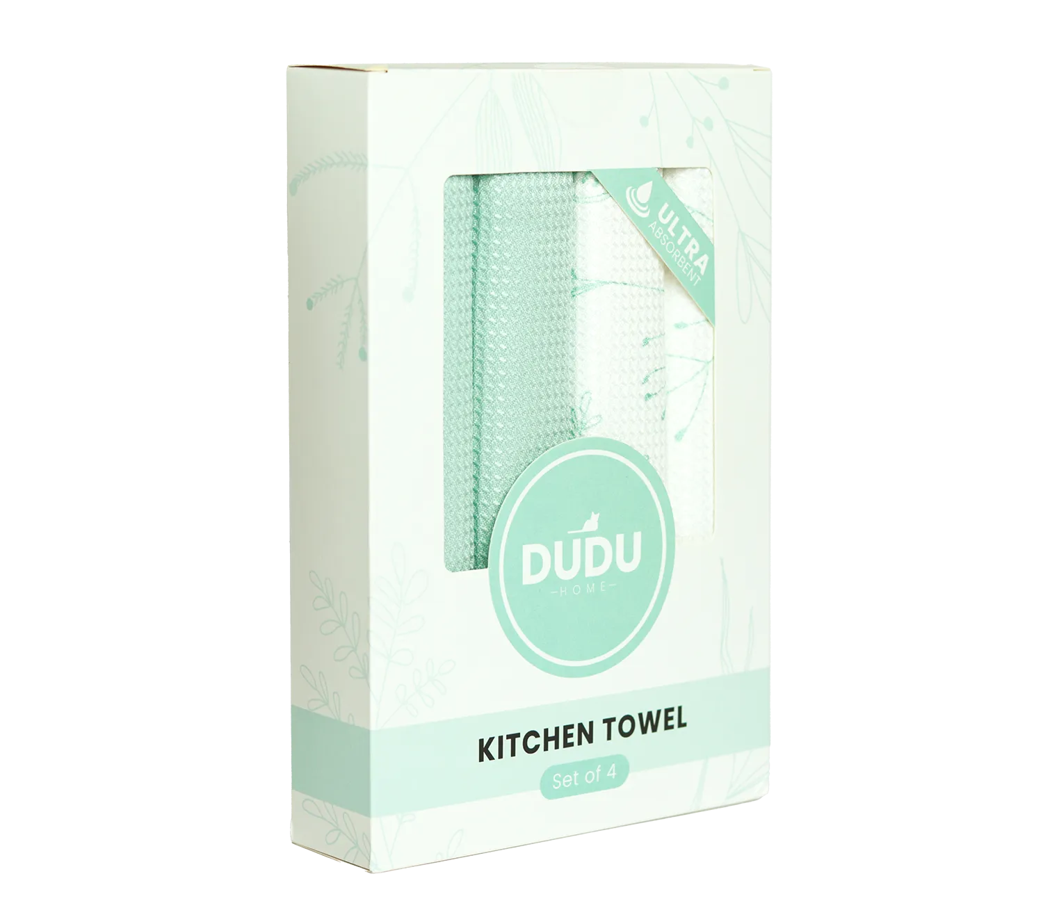 Premium Microfiber Kitchen Towel Set of 4 - Modern style