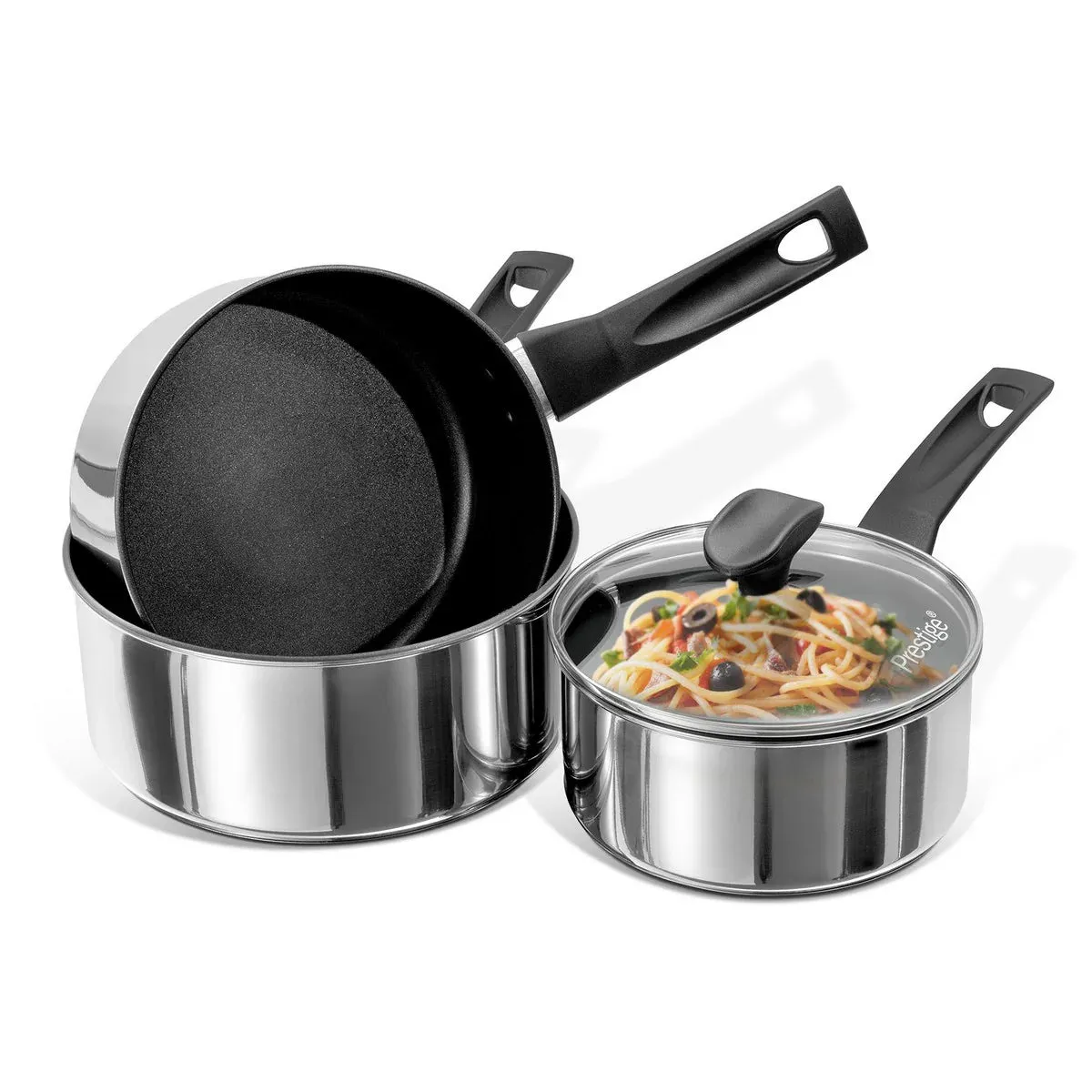 Prestige 9 x Tougher Stainless Steel Cookware 3 Pc Set