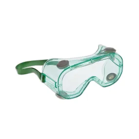 Protective Goggles - Dynamic Chem Pro Indirect Vent Clear Green Body Clear Lens 4A Coating EP30