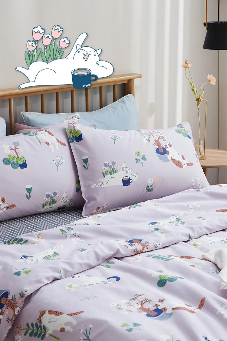 Purple Yammy Bedding Set