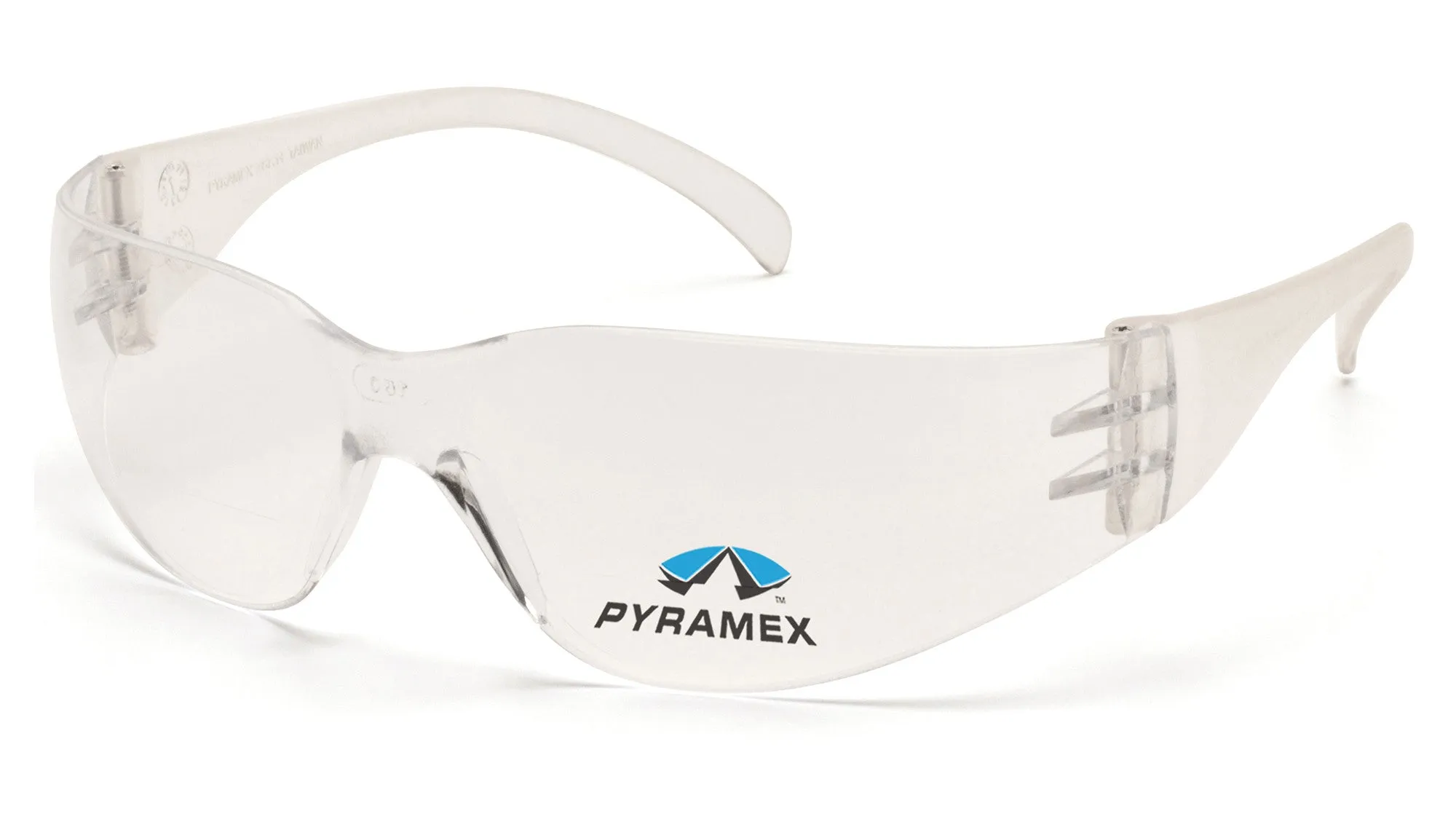 Pyramex S4110R25 Intruder Readers Clear Safety Glasses W/ Clear   2.5 Lens (6 each)