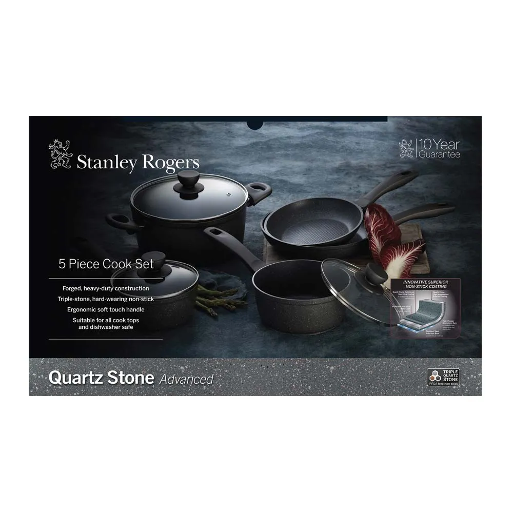 Quartz Stone Advanced Cookware Set 5 Piece