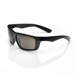 Radnor® Dynamo™ Black Safety Glasses With Gray Anti-Scratch Lens