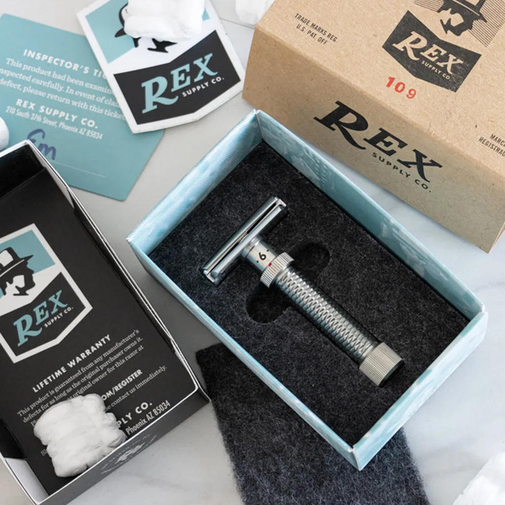 Rex Konsul Slant Safety Razor Stainless Steel