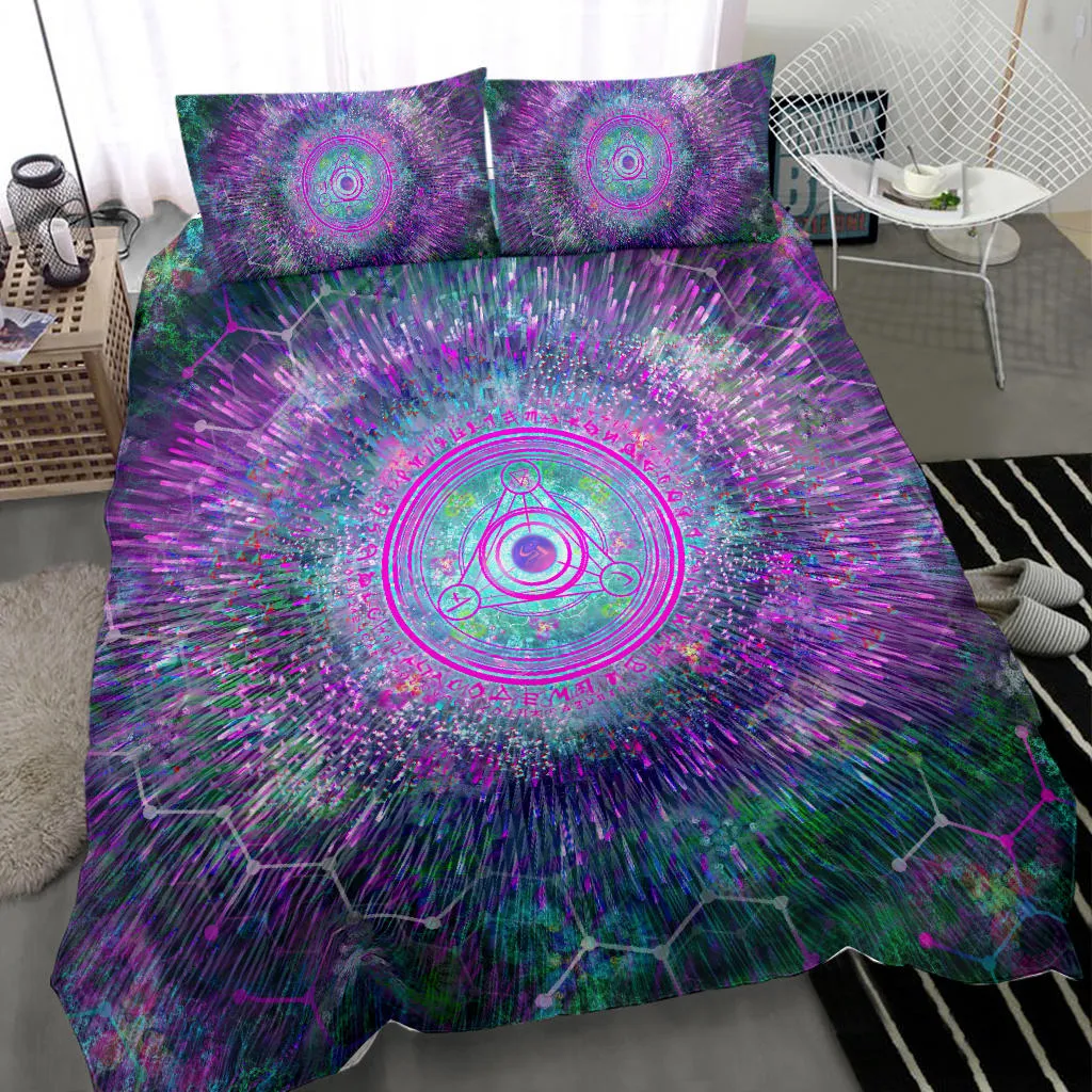 Runewarp Purple | Bedding Set | Fractalcraft