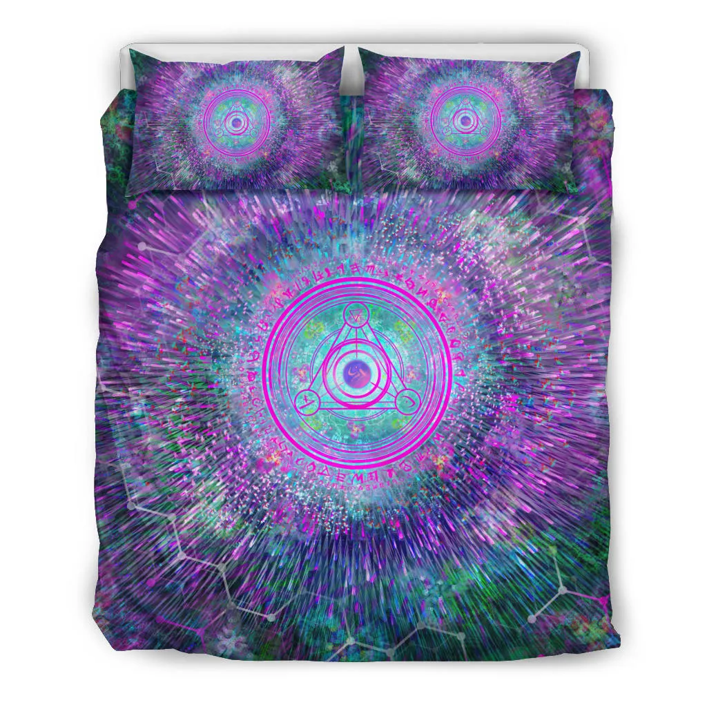 Runewarp Purple | Bedding Set | Fractalcraft