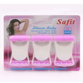 Safit – Shave Body – Egronomic Nick free smooth as Silk 6pcs