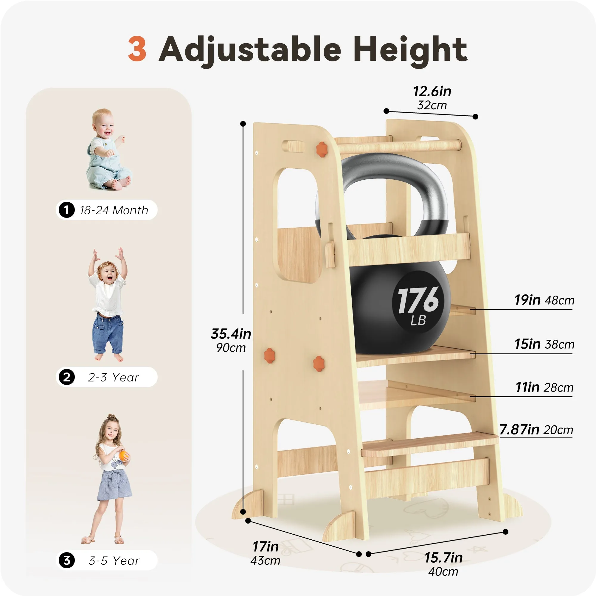 SAKER® Toddler Tower