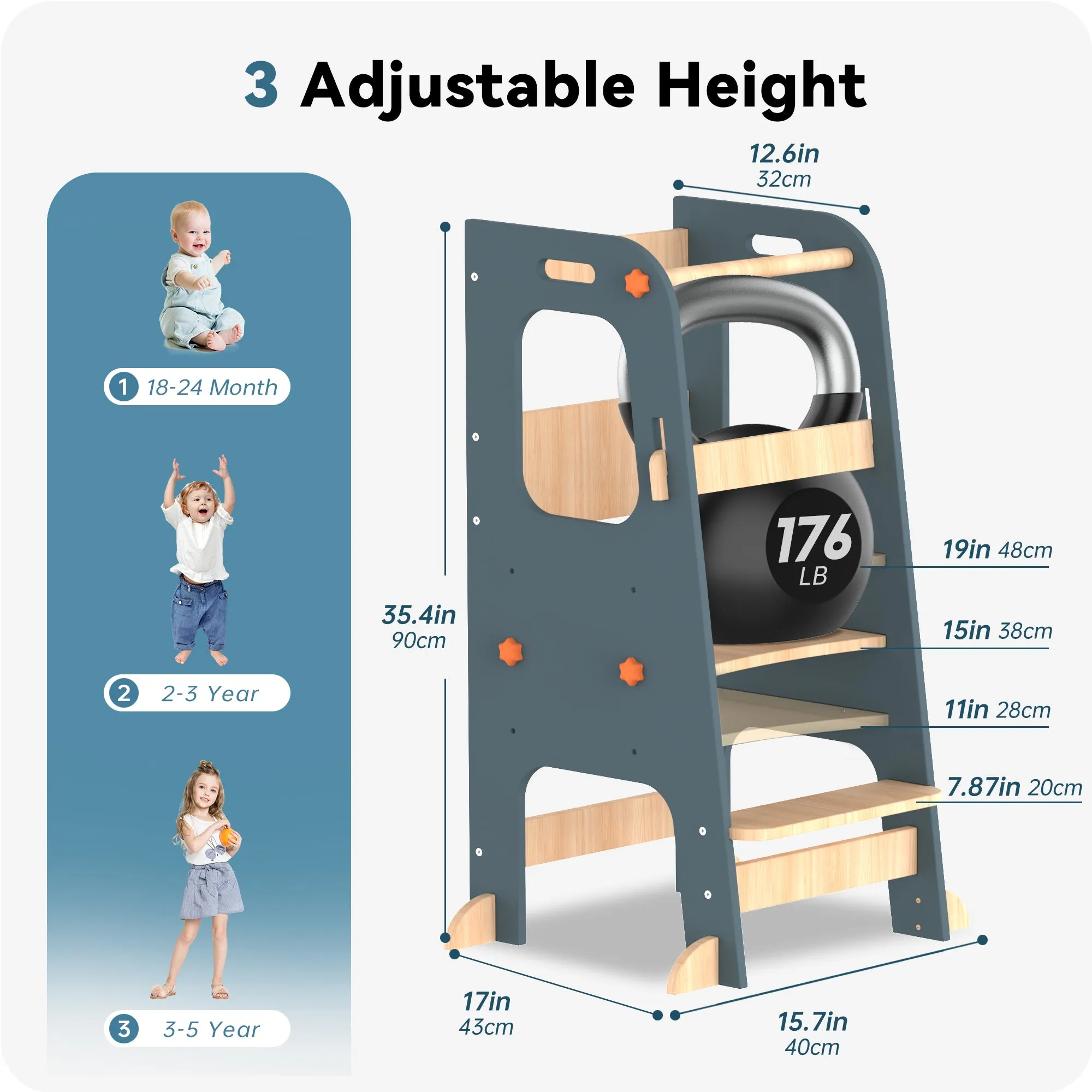 SAKER® Toddler Tower