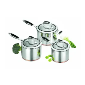 Scanpan 3 Piece Saucepan Set: