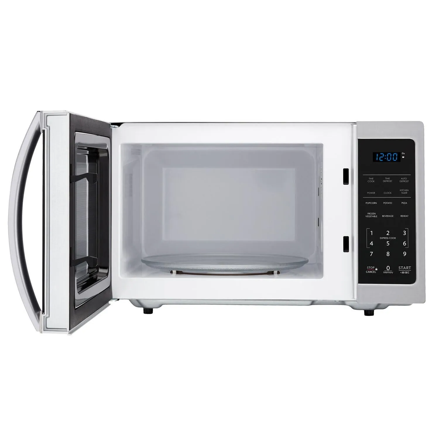 Sharp SMC0912BS 0.9 cu. ft. 900w Sharp Stainless Steel Carousel Countertop Microwave Oven