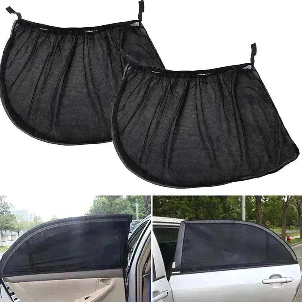 Side Window Sunshade Sunscreen Insulated Sunblock Mosquito Dust Proof