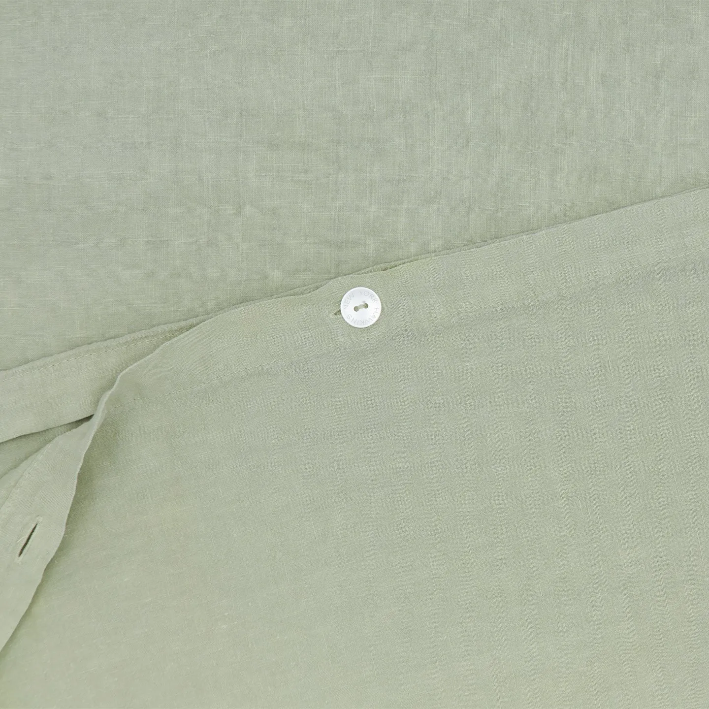 Simple Linen Duvet - Sage