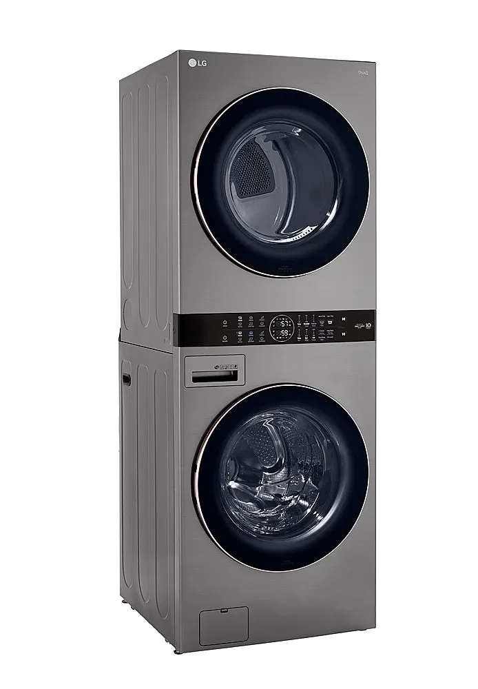 Smart Front Load Washer and 7.4 Cu. Ft. Electric Dryer WashTower with Steam and Built-In Intelligence