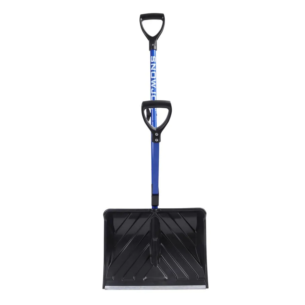 Snow Joe SJ-SHLV20 Shovelution Strain-Reducing Snow Shovel | 20-Inch | Spring Assisted Handle