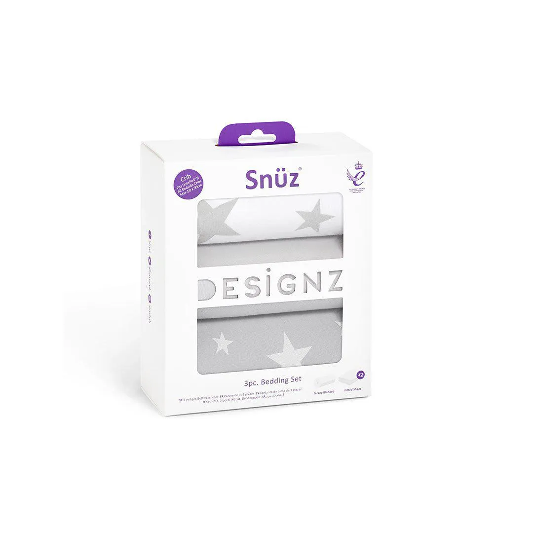 Snuz Crib Bedding Set - Stars - 3 Pack