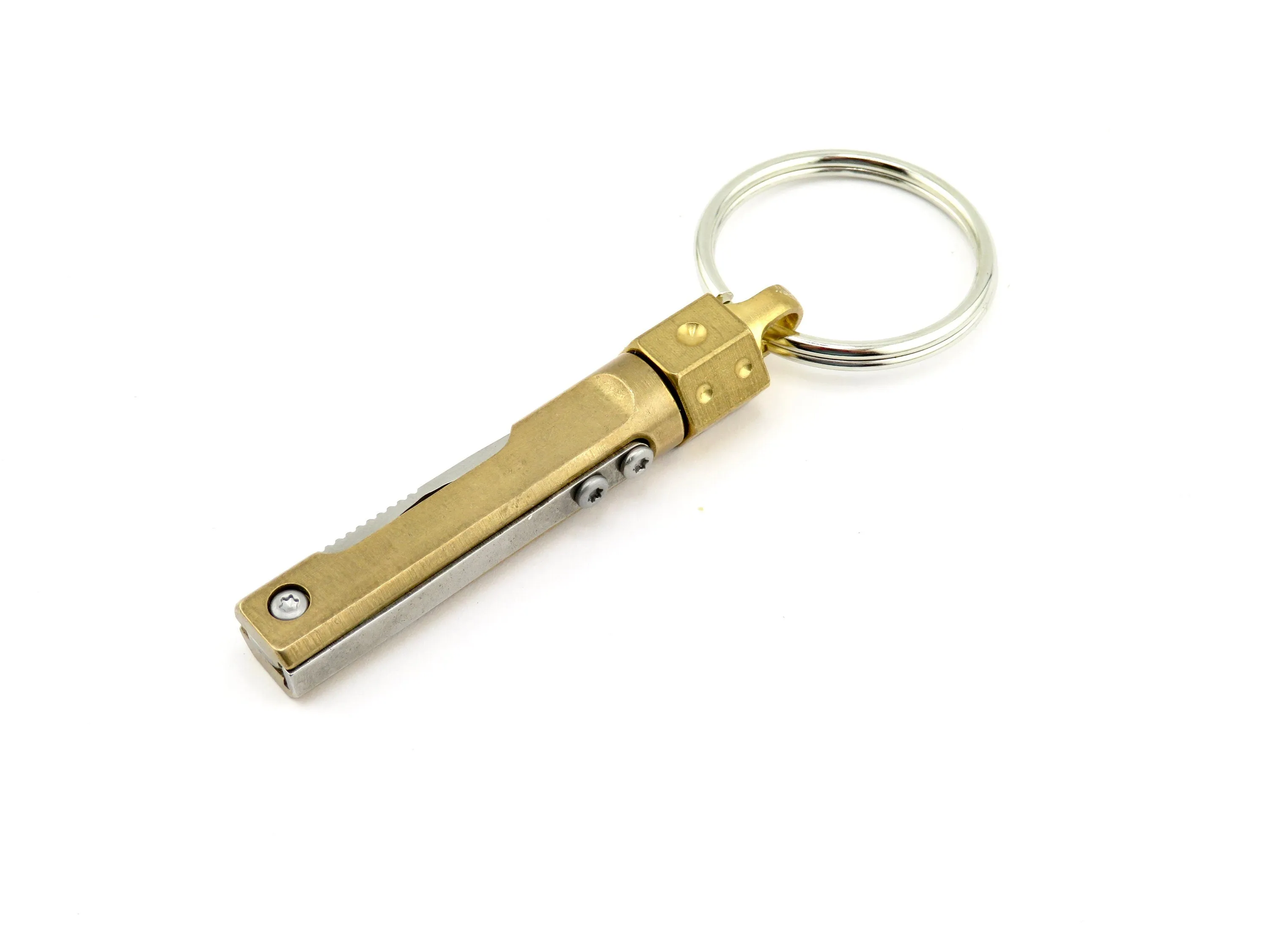 Spinning Dice Knife Keyring