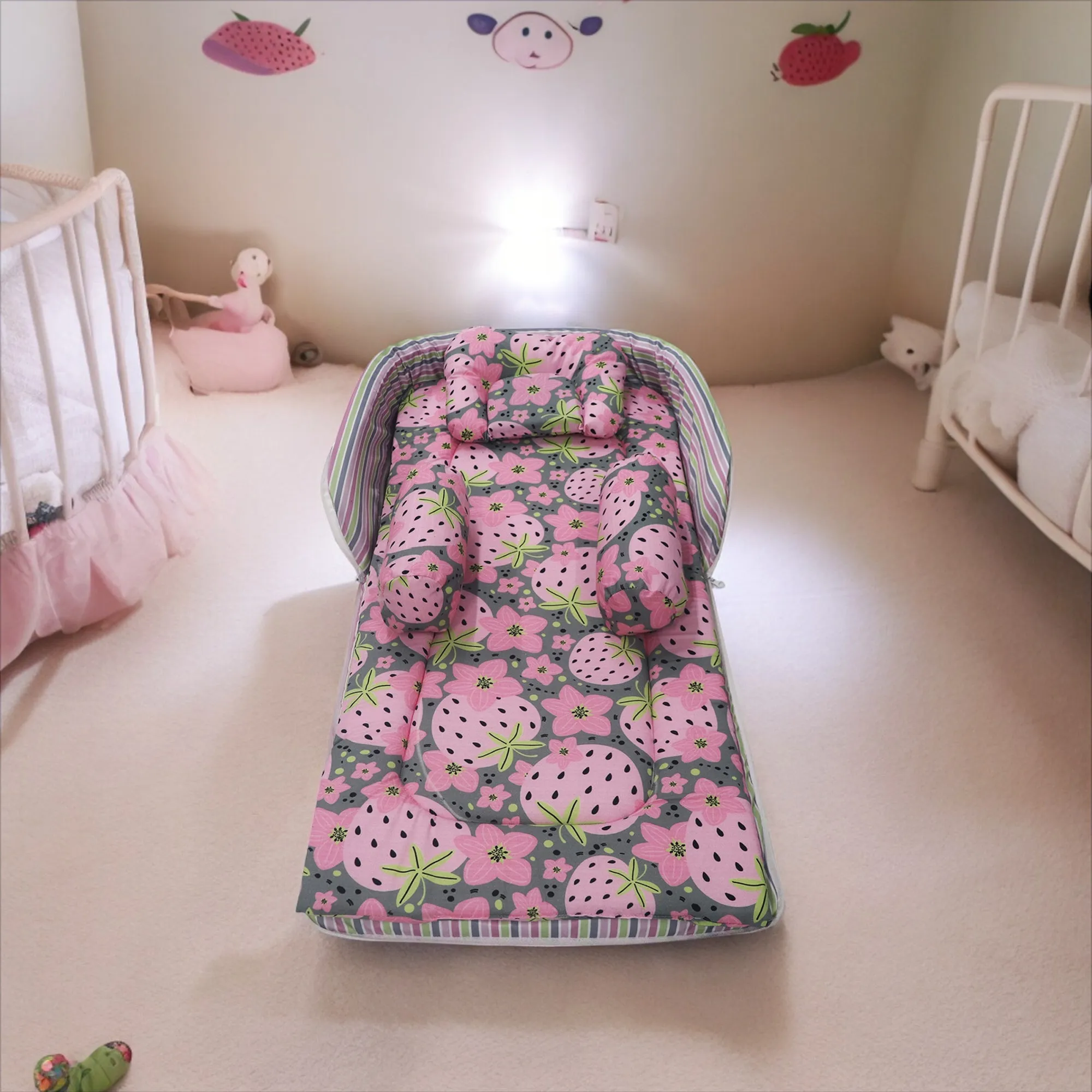 Strawberry 5 Pc Bed in a Bag Set for Infants