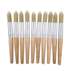 Stubby Paint Brushes 18cm 10pc