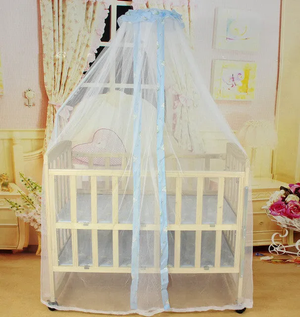 Summer Baby Crib Netting Mosquito Bed Folding Nets Landing Palace Style Mesh Dome Curtain Net for Toddler Crib Cot YY0496