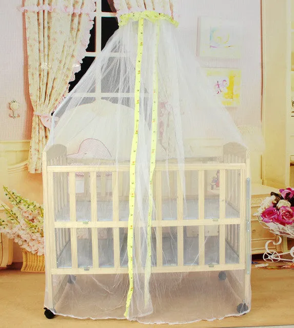 Summer Baby Crib Netting Mosquito Bed Folding Nets Landing Palace Style Mesh Dome Curtain Net for Toddler Crib Cot YY0496