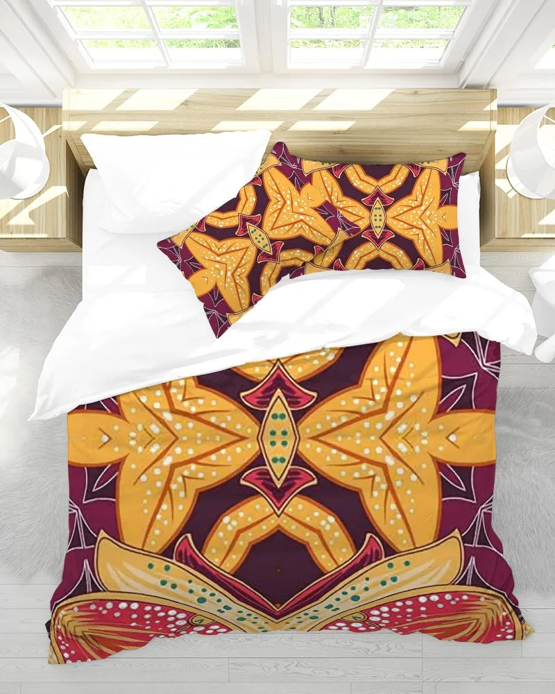 Temple 3 Queen Duvet Cover Set