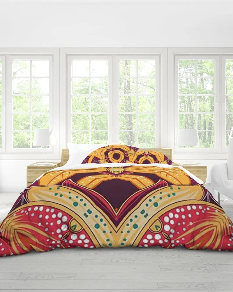 Temple 3 Queen Duvet Cover Set