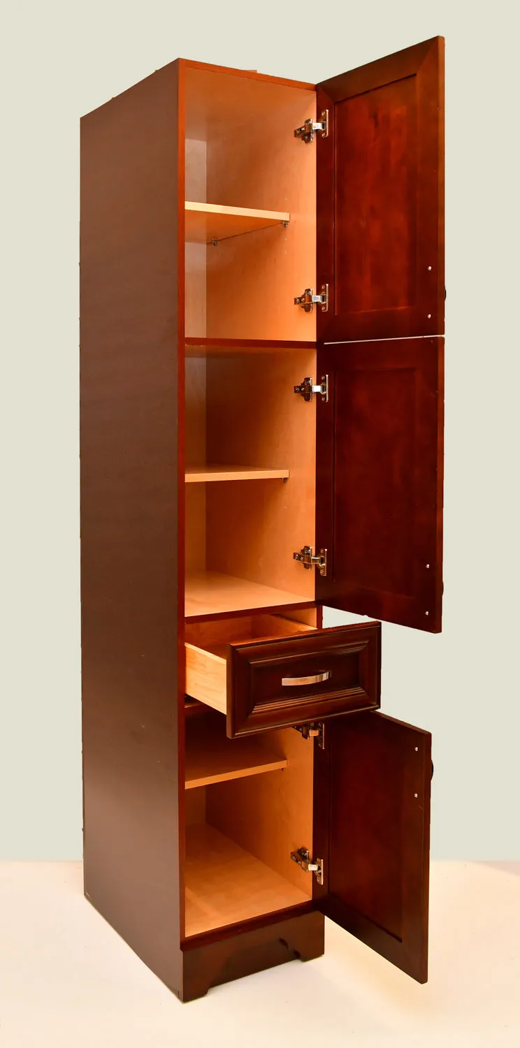 The Mitered Collection - Linen Tower With Drawer