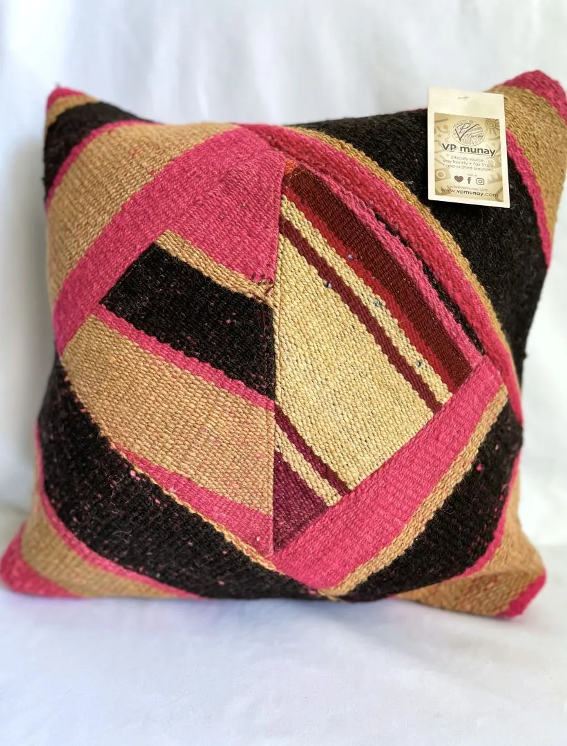 Throw Pillowcase, Aguayo's pillowcase, Multicolor, Bolivia/Peru/125