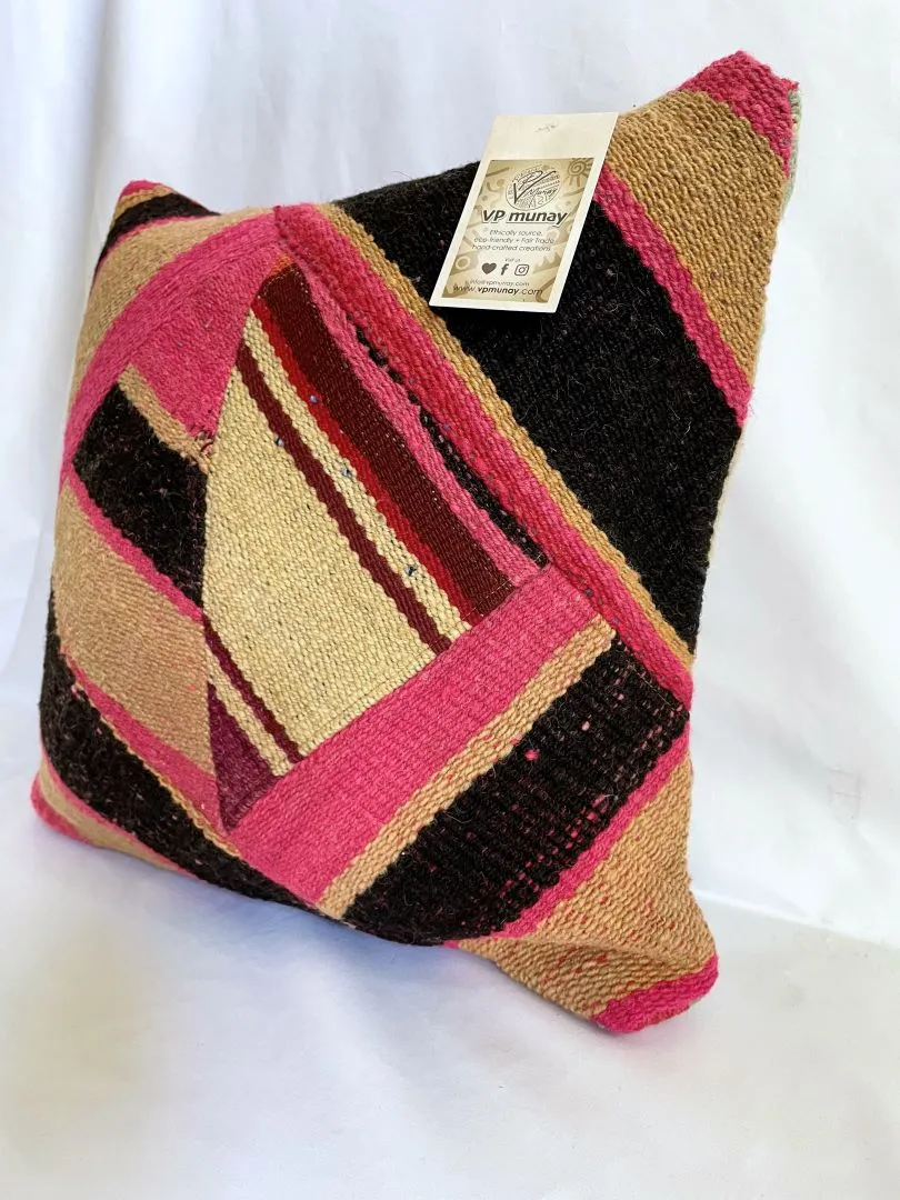 Throw Pillowcase, Aguayo's pillowcase, Multicolor, Bolivia/Peru/125