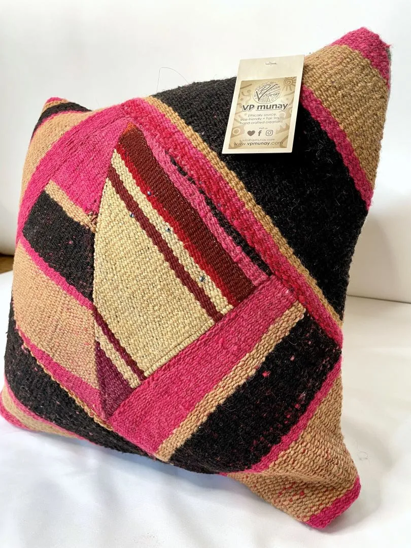 Throw Pillowcase, Aguayo's pillowcase, Multicolor, Bolivia/Peru/125