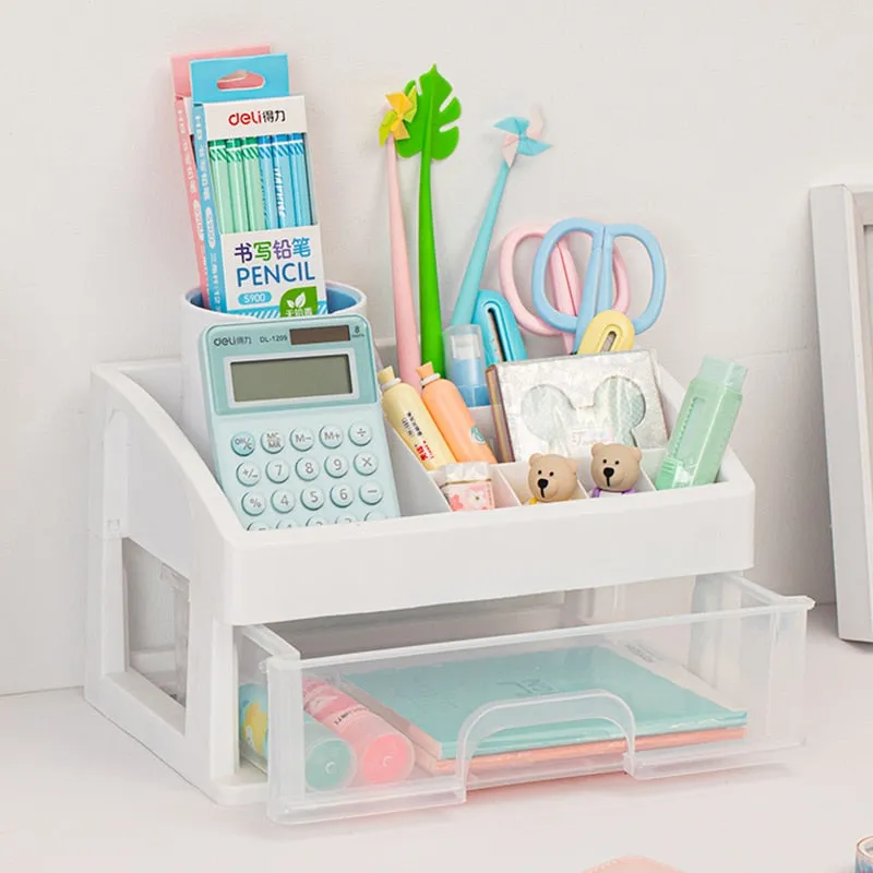 Tidy Tower Desk Organizer Storage Box